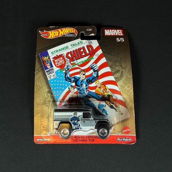 Hot Wheels Premium Marvel Comics Pop Culture Land Rover Defender Nick Fury 5/5 - Picture 1 of 6